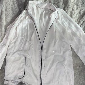 Zara trafaluc cute white light long sleeve